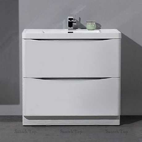 Тумба под раковину BelBagno Ancona-N 80 напольная Bianco Lucido