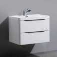 Тумба с раковиной BelBagno Ancona-N 80 подвесная Bianco Lucido