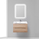 Тумба под раковину BelBagno Etna 80 Rovere Bianco — рис. 2