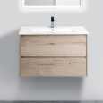 Тумба под раковину BelBagno Kraft 90 Rovere Galifax Bianco