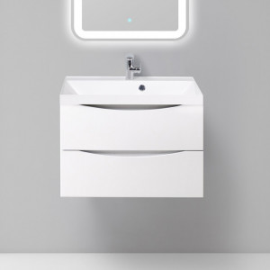 Тумба под раковину BelBagno Marino 70 подвесная Bianco Lucido