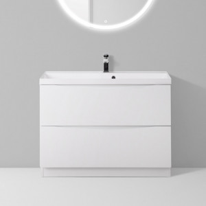 Тумба под раковину BelBagno Marino 80 напольная Bianco Lucido