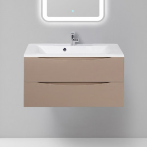 Тумба под раковину BelBagno Marino 90 Capucino Lucido