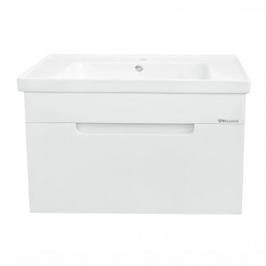 Тумба с раковиной Bellezza Грейс 90 подвесная белая