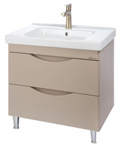 Тумба под раковину Bellezza Санриса 100 с 2 ящ. капучино