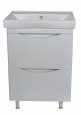 Тумба под раковину Bellezza Санриса 60 с 2 ящ. белая