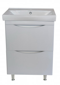 Тумба под раковину Bellezza Санриса 60 с 2 ящ. белая