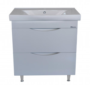 Тумба под раковину Bellezza Санриса 80 с 2 ящ. белая