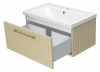 Тумба под раковину Brevita Alicante 80 подвесная капучино — рис. 4