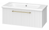 Тумба под раковину Brevita Alicante 90 подвесная белый — рис. 1