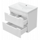Тумба под раковину Brevita Ariana 60 подвесная белый — рис. 4