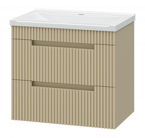 Тумба под раковину Brevita Ariana 60 подвесная капучино