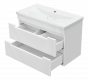 Тумба под раковину Brevita Ariana 80 подвесная белый — рис. 3