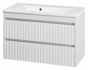 Тумба под раковину Brevita Balaton 90 2 ящика подвесная