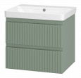 Тумба под раковину Brevita Victory 60 подвесная зеленый