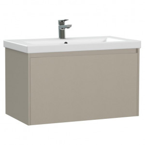 Тумба под раковину Cersanit Grande 80 подвесная бежевый