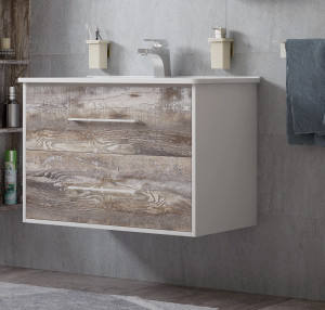 Тумба под раковину Corozo Гольф 65 подвесная антик