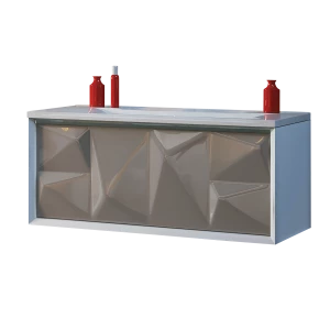 Тумба под раковину Marka One Romb 90 1ящик Cappuccino