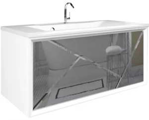 Тумба под раковину Marka One Seattle 90 1 ящик Mosaic Mirror