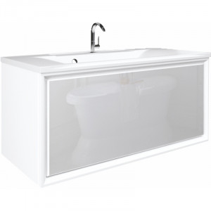 Тумба под раковину Marka One Seattle 90 1 ящик Pure Whiteящ. 