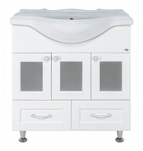 Тумба под раковину Misty Латте 85 белая