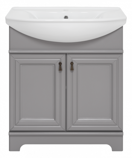 Тумба под раковину Misty Лувр 65 серый