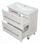 Тумба под раковину Misty Марта 80 напольная белый — рис. 4