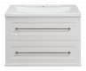 Тумба под раковину Misty Марта 80 подвесная белый — рис. 2