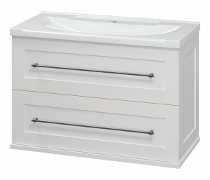 Тумба под раковину Misty Марта 80 подвесная белый