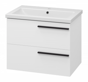 Тумба под раковину Misty Ненси 70 подвесная белый