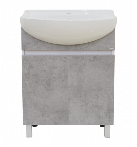 Тумба под раковину Misty Ультра 60 тумба напольная прямая бетон