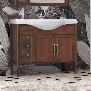 Тумба под раковину Opadiris Мираж 100 орех светлый