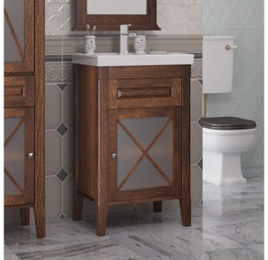 Тумба под раковину Opadiris Палермо 50 R светлый орех