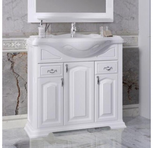 Тумба под раковину Opadiris Риспекто 80 белый матовый