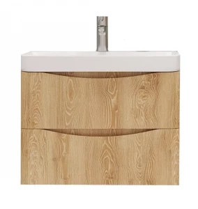 Тумба под раковину Velvex Clay 70 дуб верона подвесная