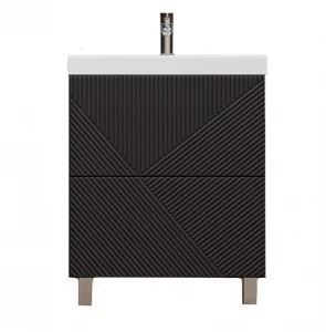 Тумба под раковину Velvex Edge 70 напольная графит