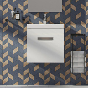 Тумба под раковину Velvex Estea 50.1Y, белый матовый