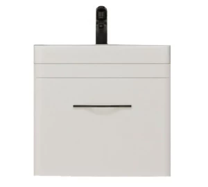 Тумба под раковину Velvex Jill 50 подвесная белый