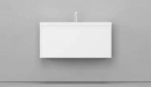 Тумба под раковину Velvex Klaufs 100 1Y подвесная белый