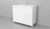 Тумба под раковину Velvex Klaufs 100 2Y напольная белый — рис. 2