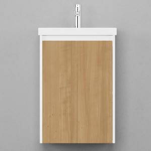 Тумба под раковину Velvex Klaufs 50 подвесная белый/дерево