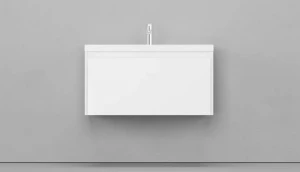 Тумба под раковину Velvex Klaufs 90 1Y подвесная белая