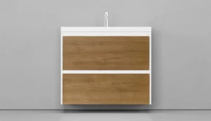 Тумба под раковину Velvex Klaufs 90 2Y подвесная шатане белый