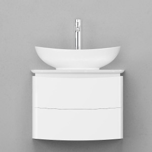 Тумба с раковиной Velvex Luna 60 подвесная