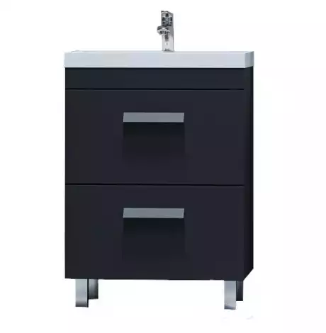 Тумба под раковину Velvex Orlando 60 напольная графит