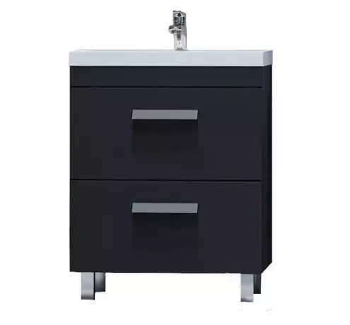 Тумба под раковину Velvex Orlando 70 напольная графит