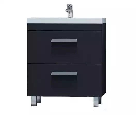 Тумба под раковину Velvex Orlando 80 напольная графит