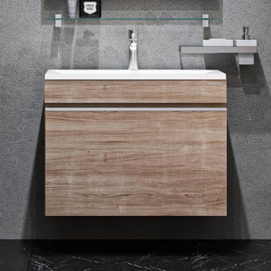 Тумба под раковину Velvex Pulsus 70 подвесная дуб сонома