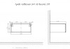 Тумба с раковиной Velvex Unit 60x27 подвесная, шелк шампань — рис. 6
