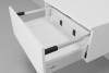 Тумба c раковиной Velvex Unit 80x27 подвесная, белый лед — рис. 4